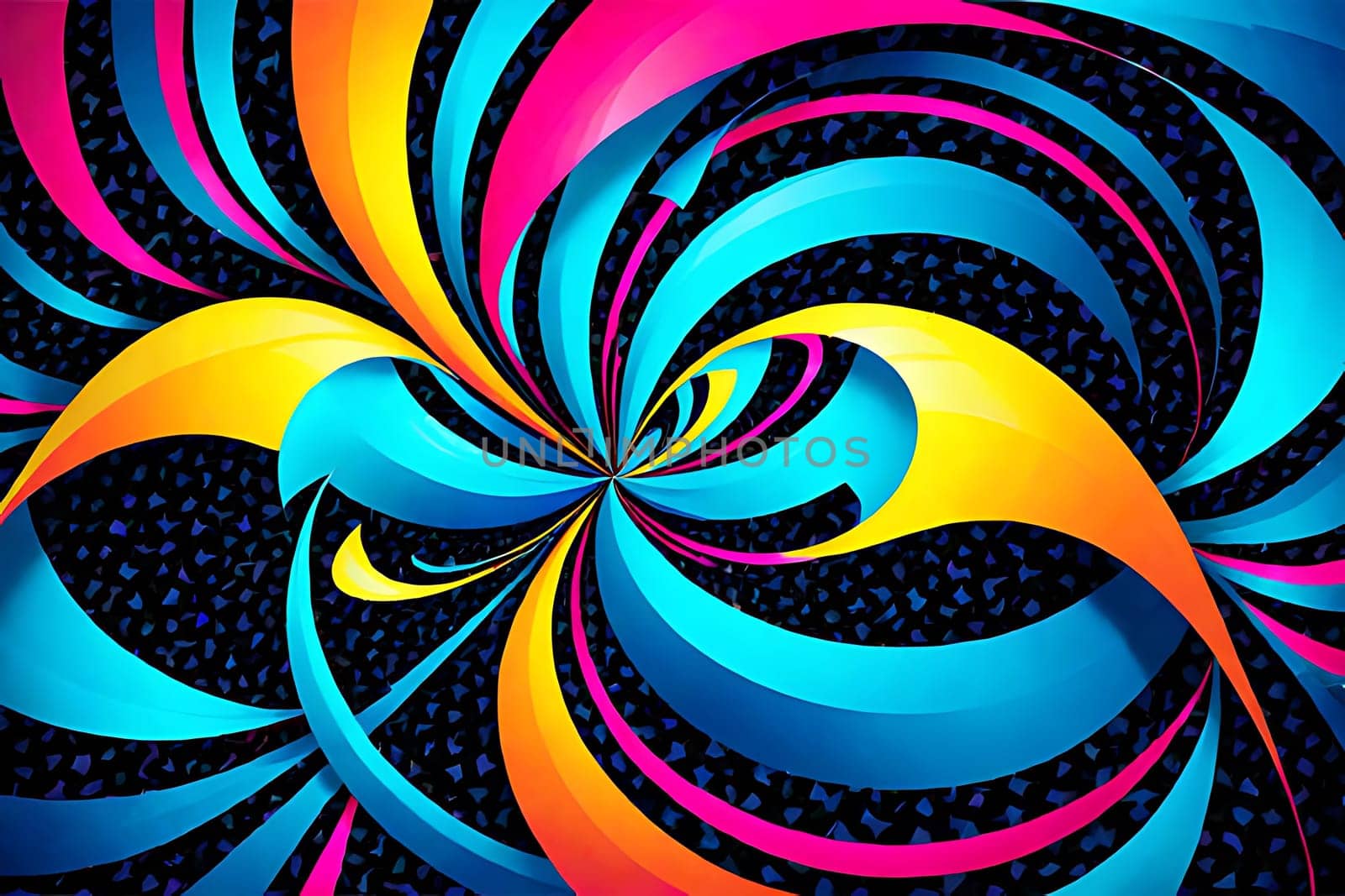 n abstract and vibrant swirly design, full of dynamic colors and shapes, ideal for creative projects and artistic backgrounds.