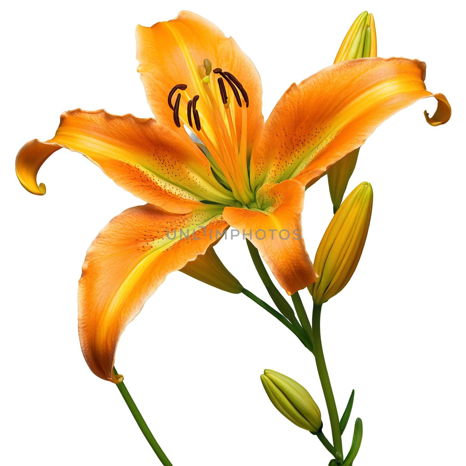 Flowers isolated on transparent background