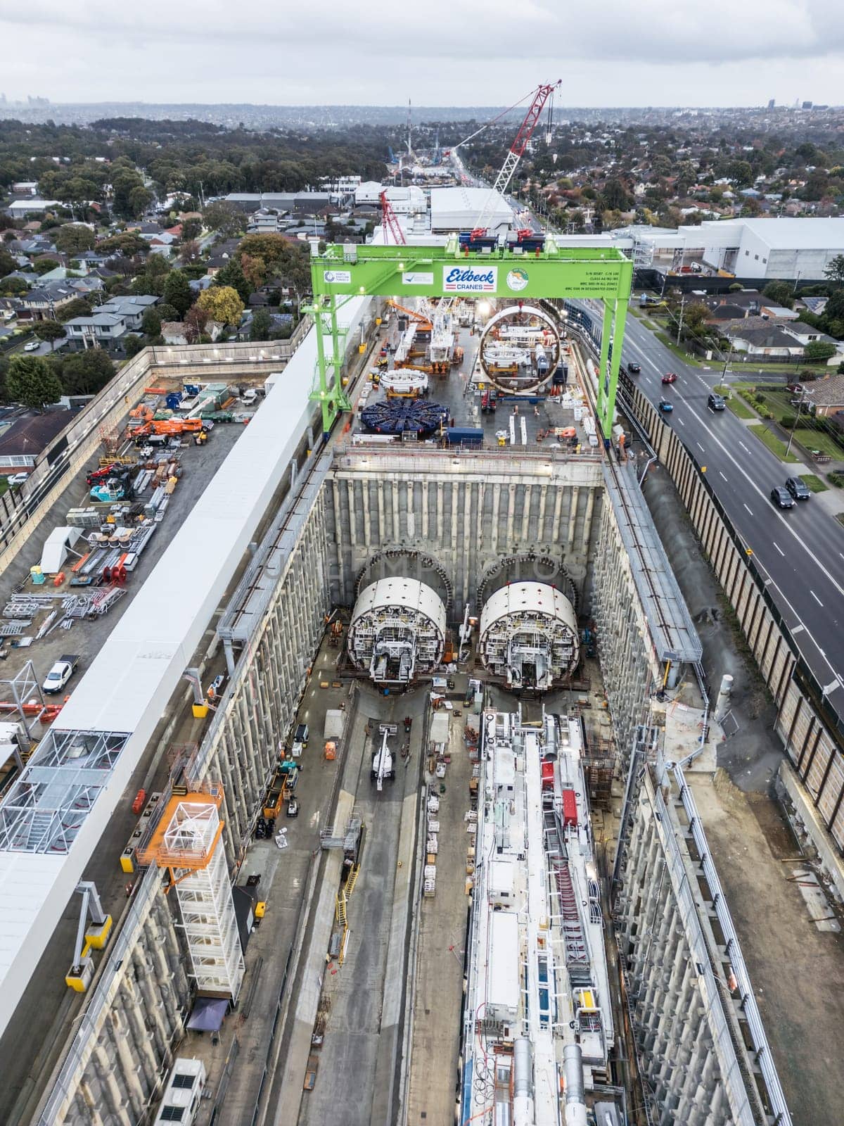 North East Link Under Construction in Melbourne Australia by FiledIMAGE