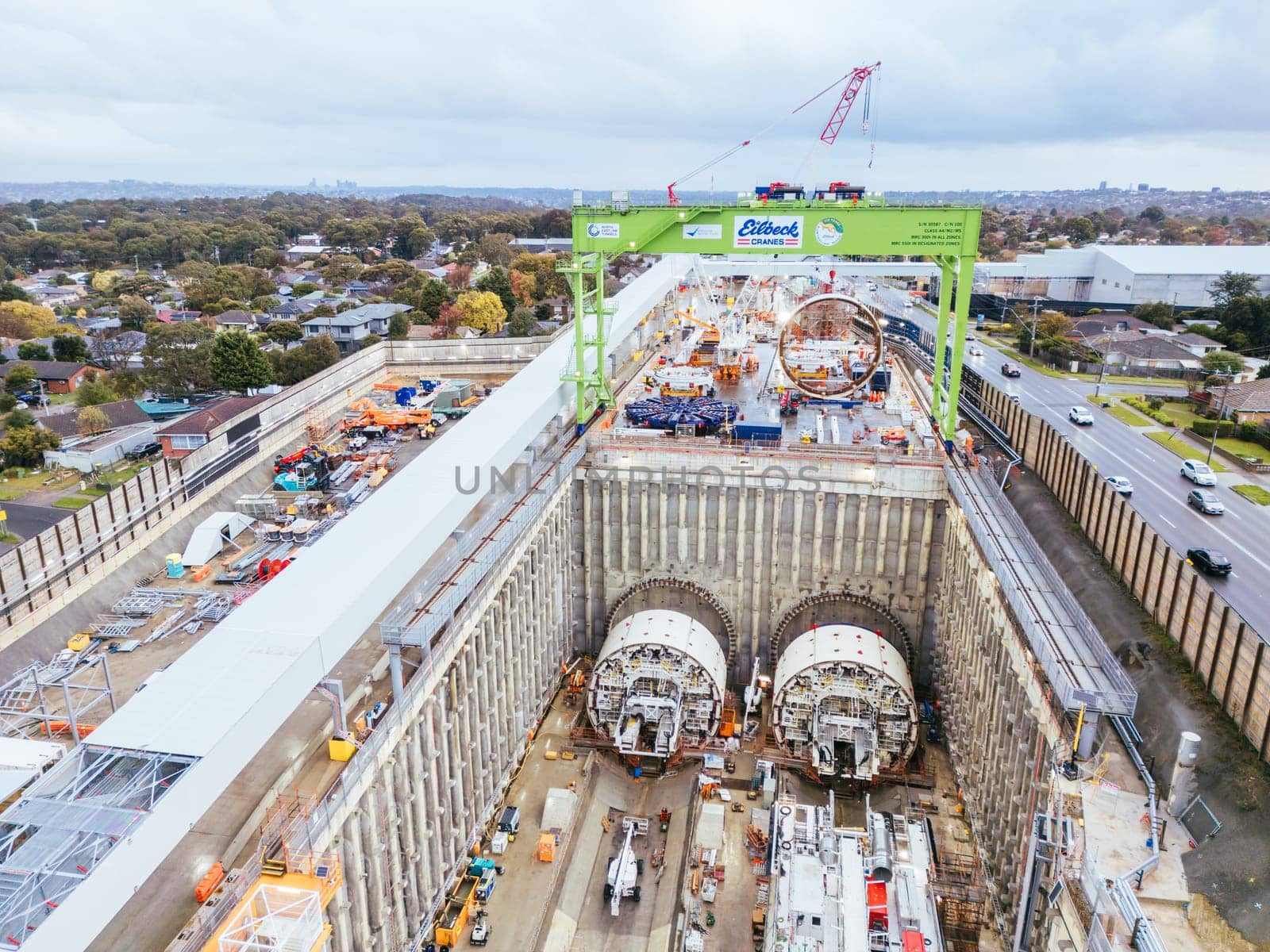 North East Link Under Construction in Melbourne Australia by FiledIMAGE