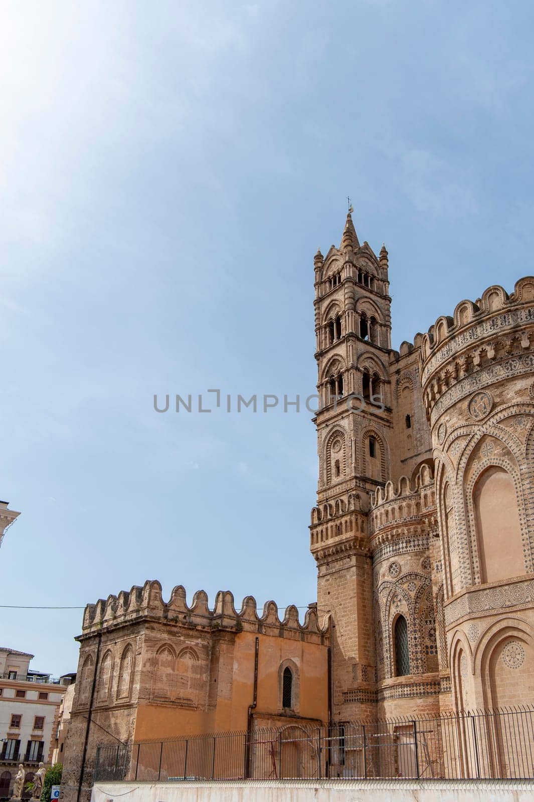 The Primatial Metropolitan Cathedral Basilica of the Holy Virgin Mary of the Assumption, known as the Cathedral of Palermo, Sicily, Italy