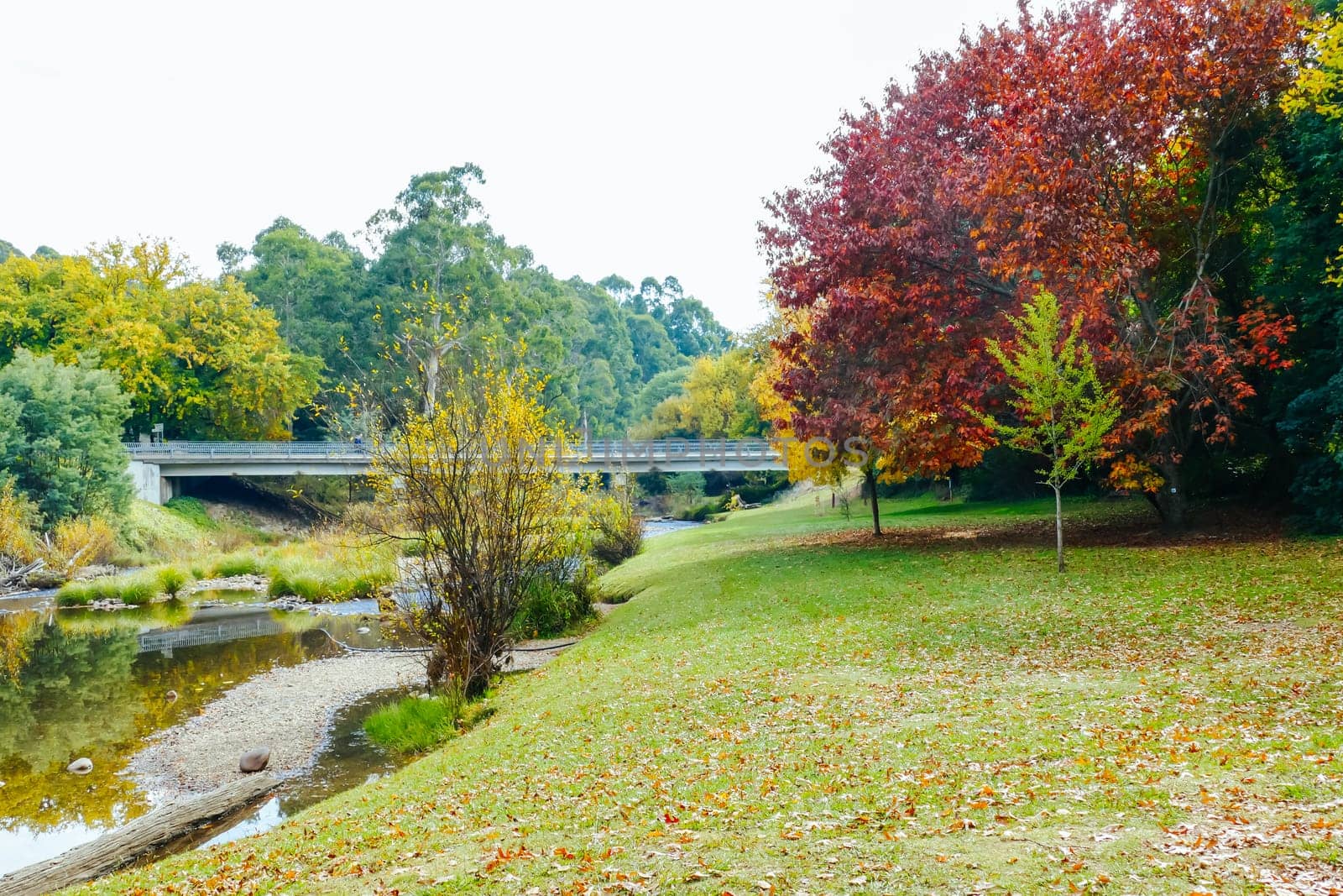 A late autumn afternoon in Jamieson in Victoria's High Country, Australia