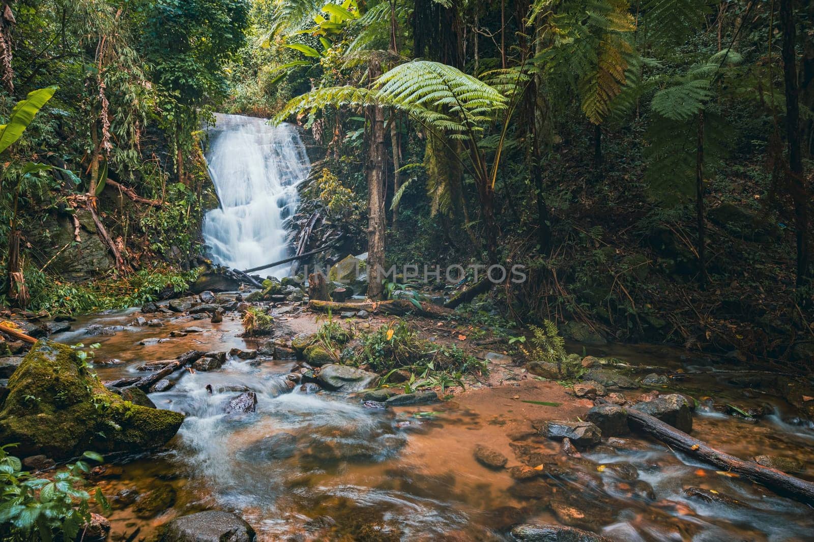 Majestic Siriphum Waterfall in Doi Inthanon National Park, Chiang Mai, Thailand.