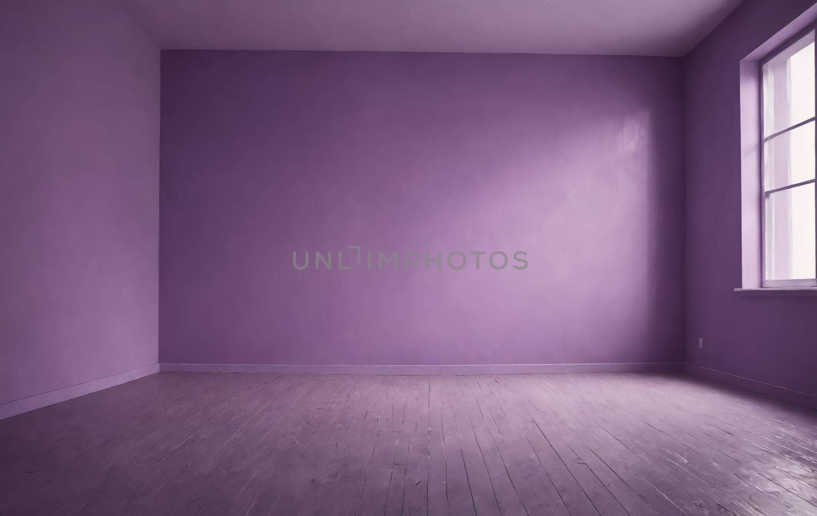Abstract empty light gradient purple studio room.