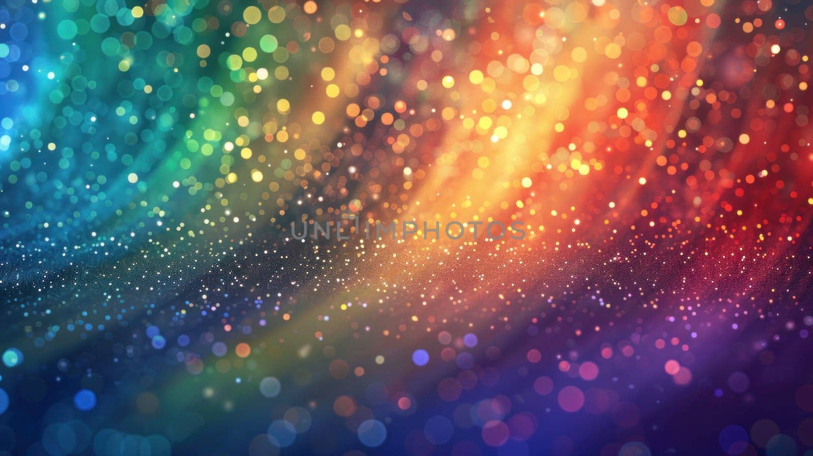 Colorful illumination pattern with bokeh effect for abstract background design travel beauty art trip technology concept