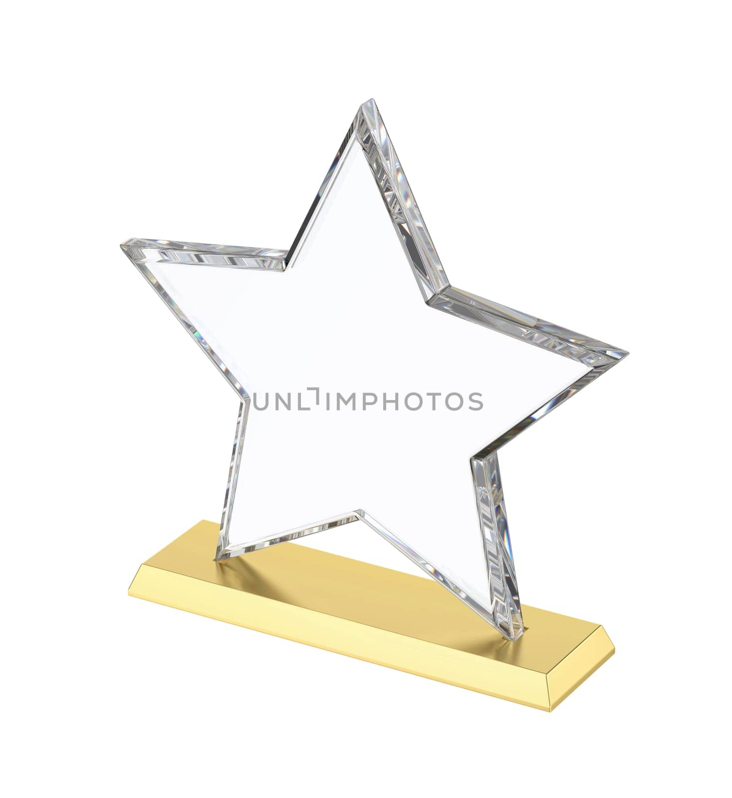 Award trophy with crystal star by magraphics