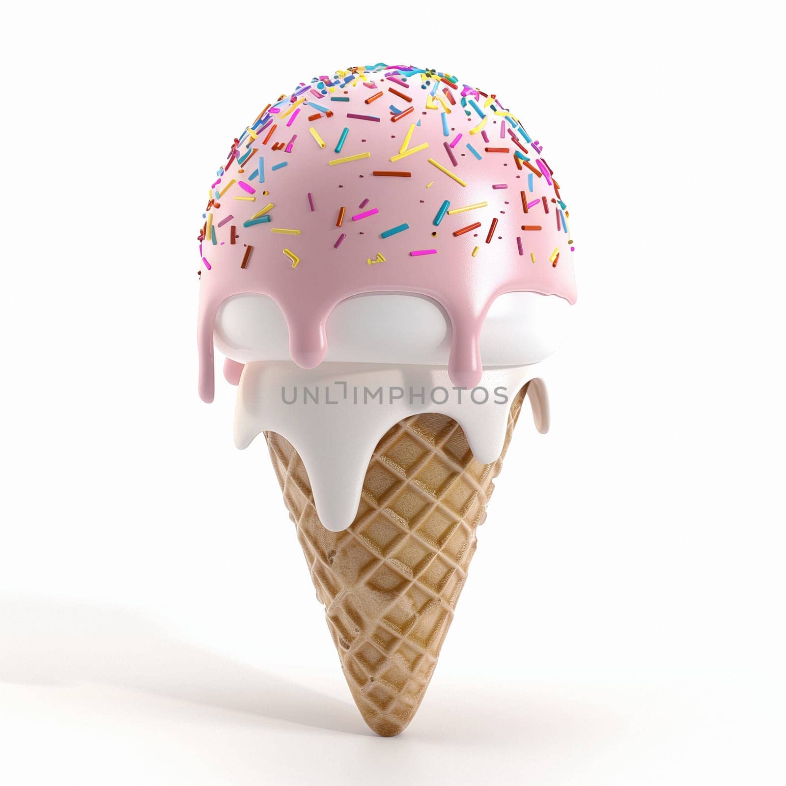 Lots of delicious and beautiful ice cream. Summer dessert. Poster, menu. High quality photo