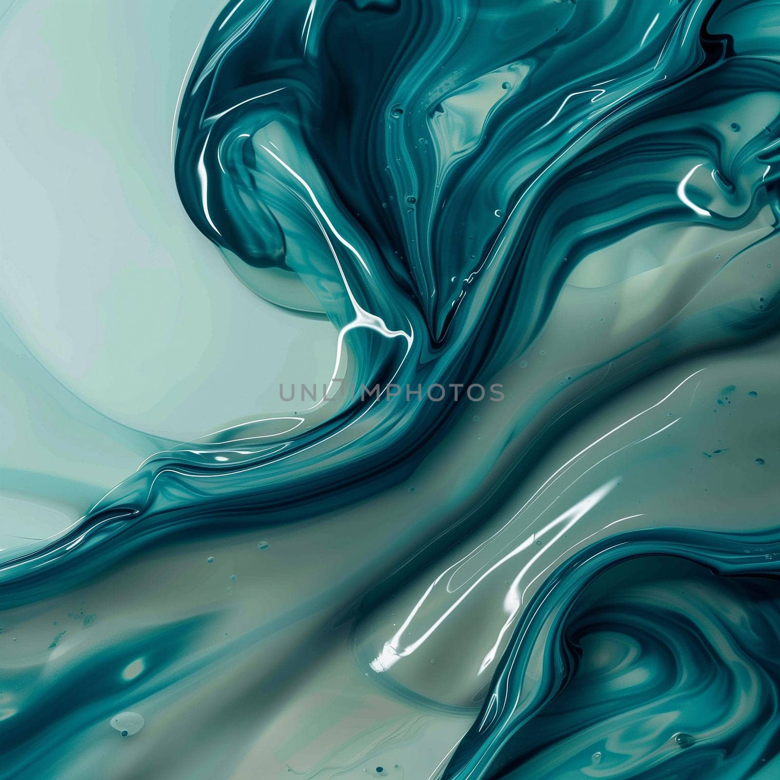 A background with overflowing water. Close view. High quality illustration