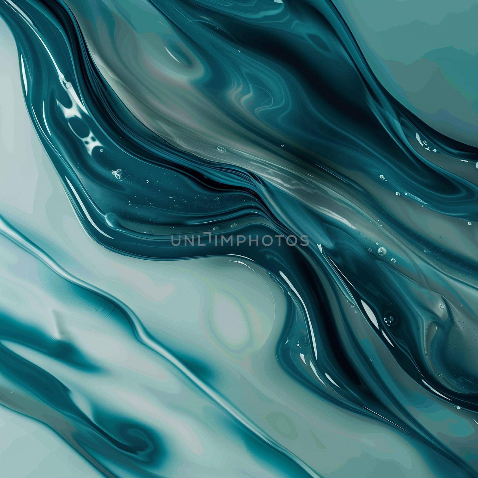 A background with overflowing water. Close view. High quality illustration