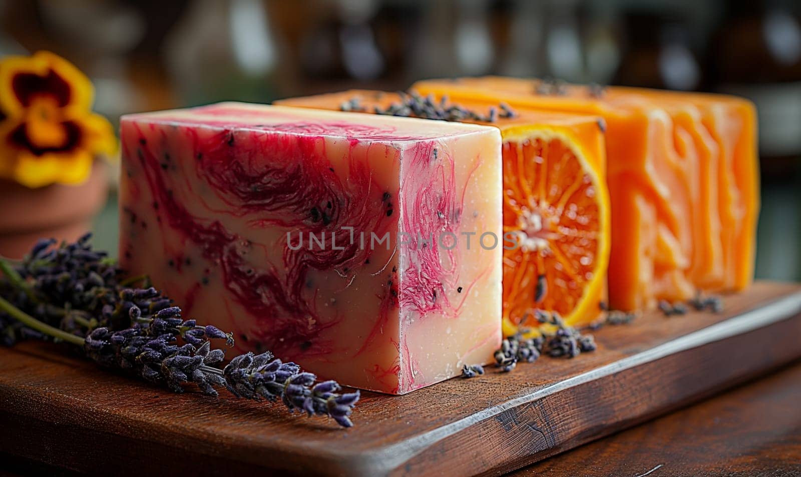 Colorful Handmade Soaps on Display. by Fischeron