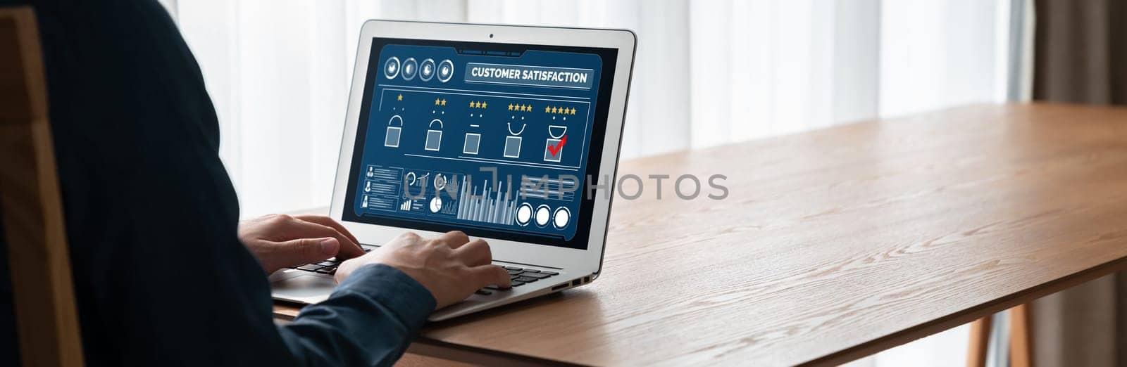 Customer satisfaction and evaluation analysis on modish software computer by biancoblue