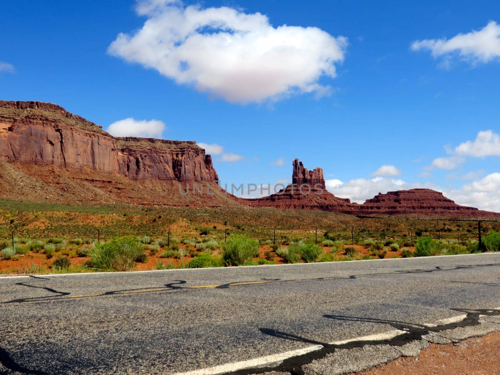 Southwestern Landscape, Rocky Buttes near Monument Valley, Wild West. High quality photo