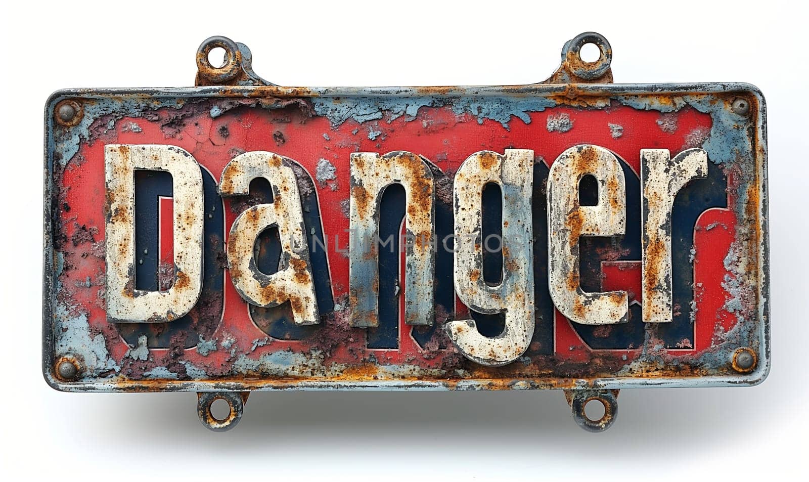 Rusted Metal Sign: Danger. by Fischeron