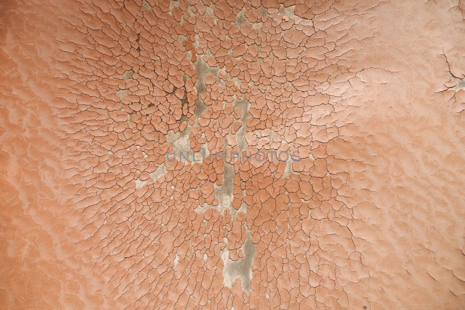 damage Leather with a cracked texture on a sofa