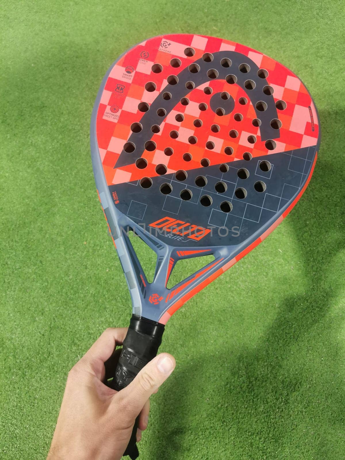 Ukraine Kyiv, April 14 2024. Padel racket, Head, . High quality photo