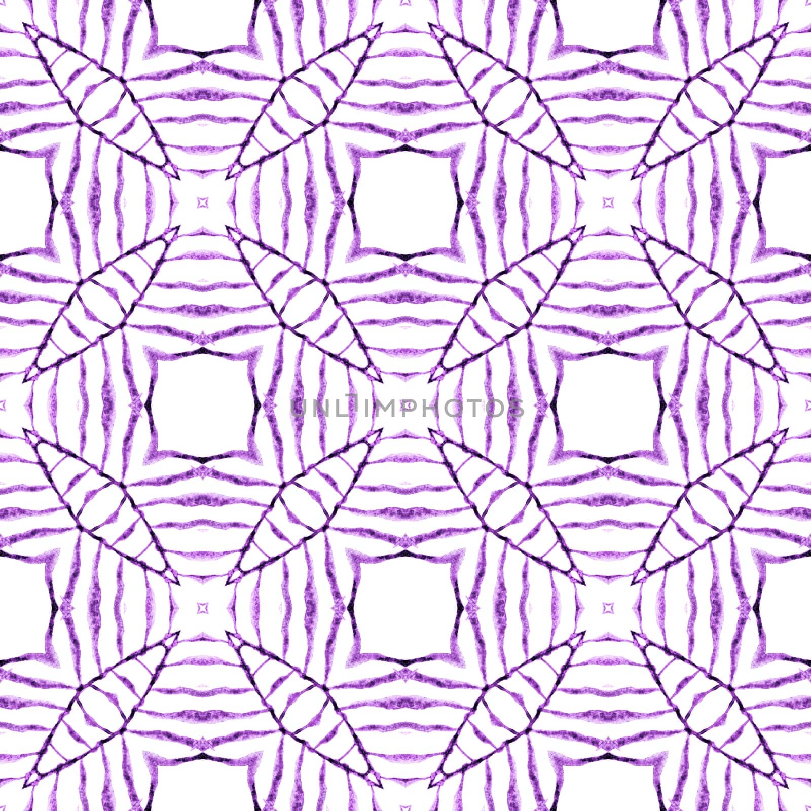 Exotic seamless pattern. Purple ravishing boho chic summer design. Textile ready cool print, swimwear fabric, wallpaper, wrapping. Summer exotic seamless border.