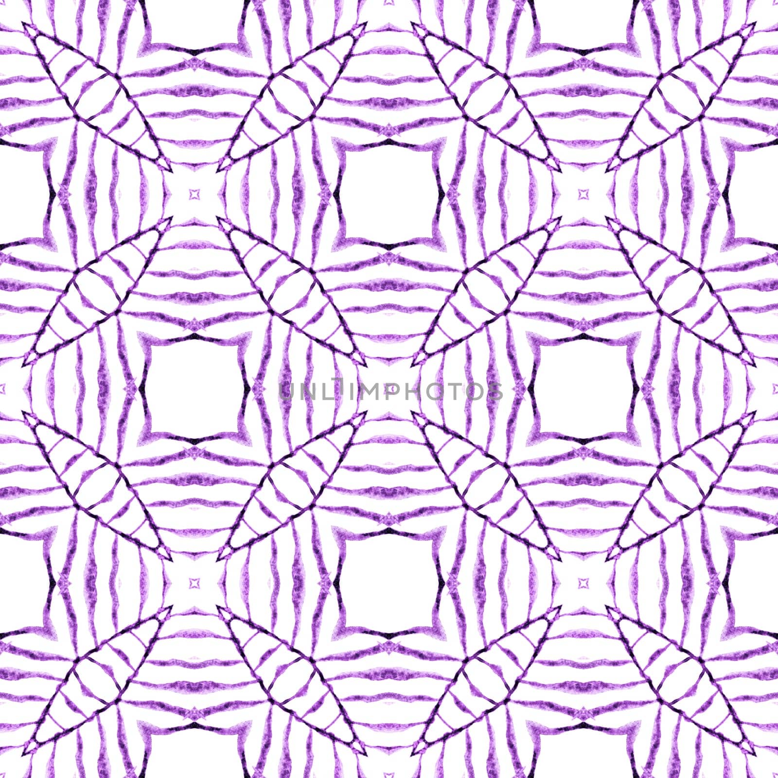 Exotic seamless pattern. Purple ravishing boho chic summer design. Textile ready cool print, swimwear fabric, wallpaper, wrapping. Summer exotic seamless border.