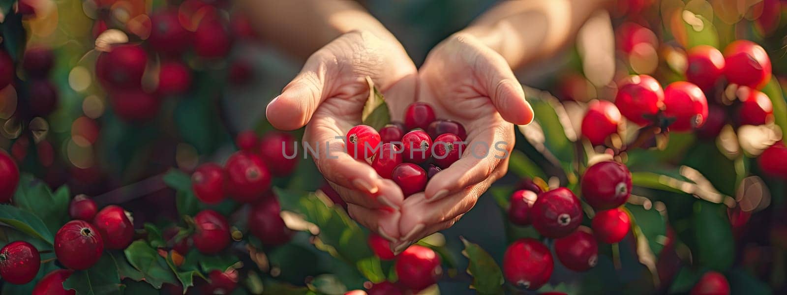 Harvest in the hands of a woman in the garden. Selective focus. nature.