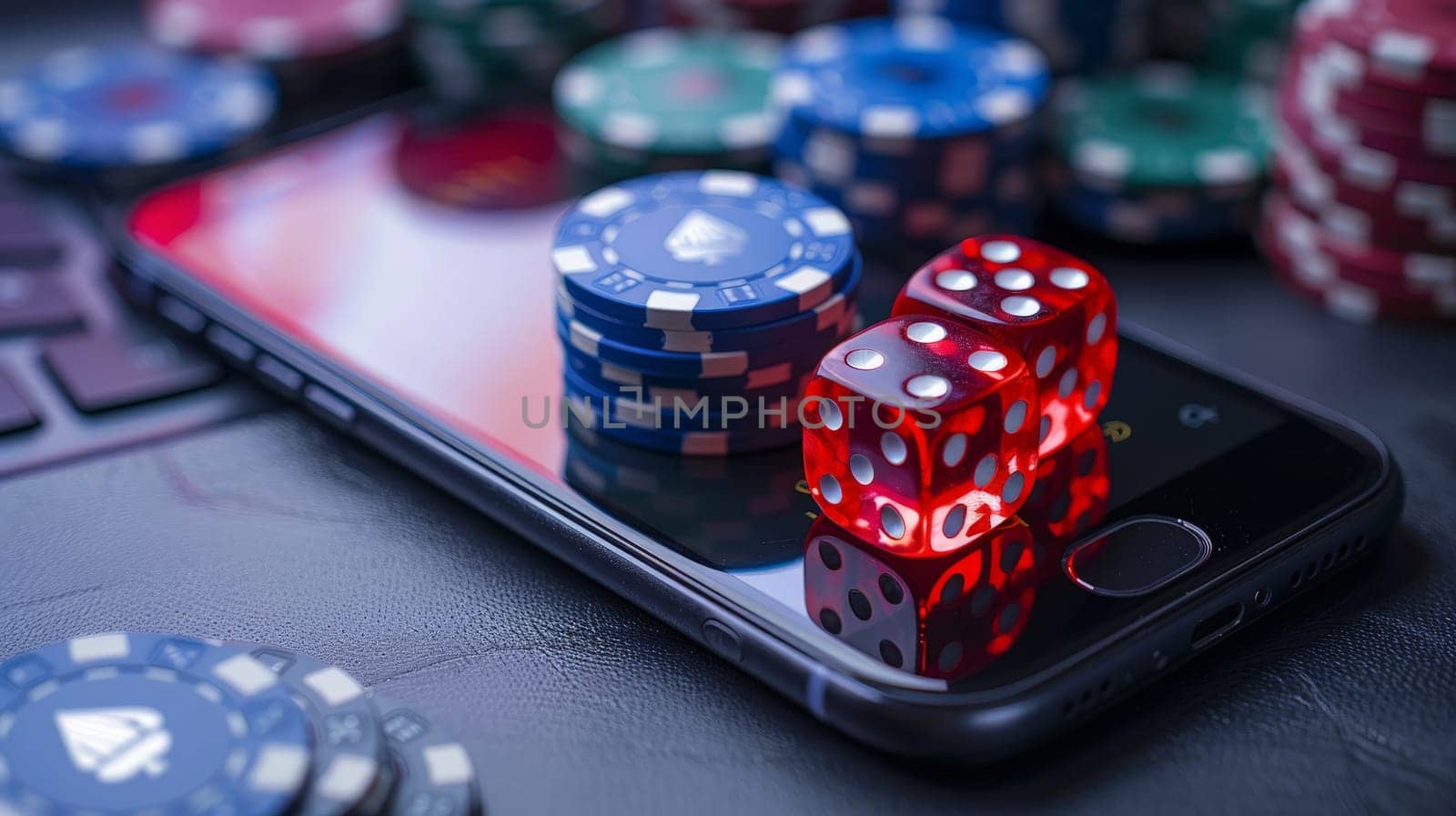 Virtual Baccarat Game on Smartphone with Sleek Professional Website Design.