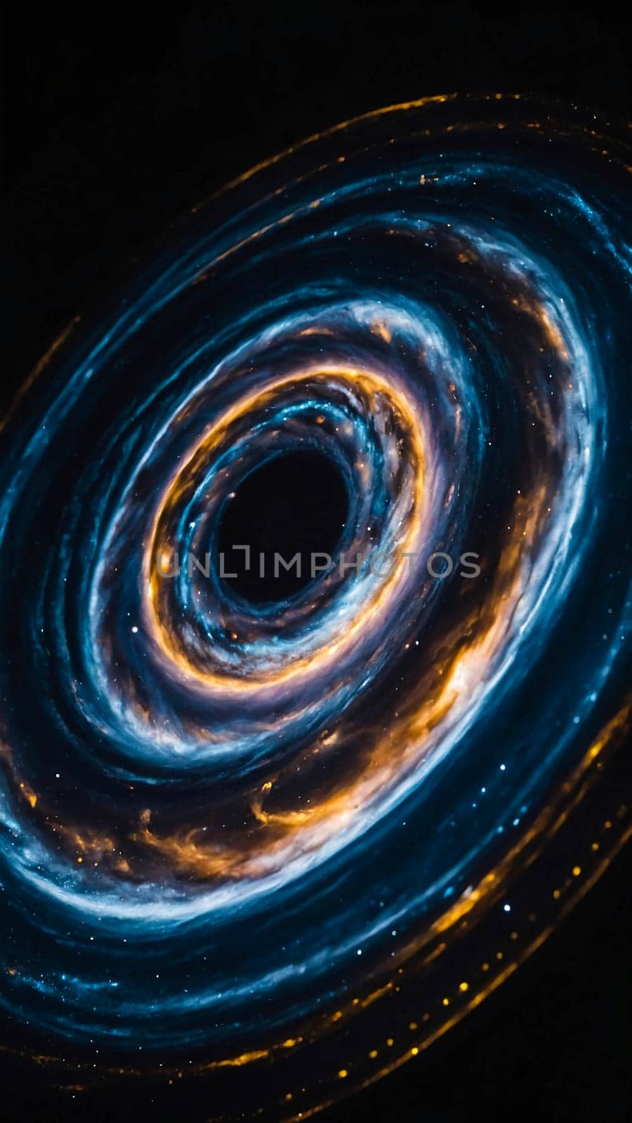 Rotating spiral galaxy. deep space exploration. star fields and nebulas in space the universe