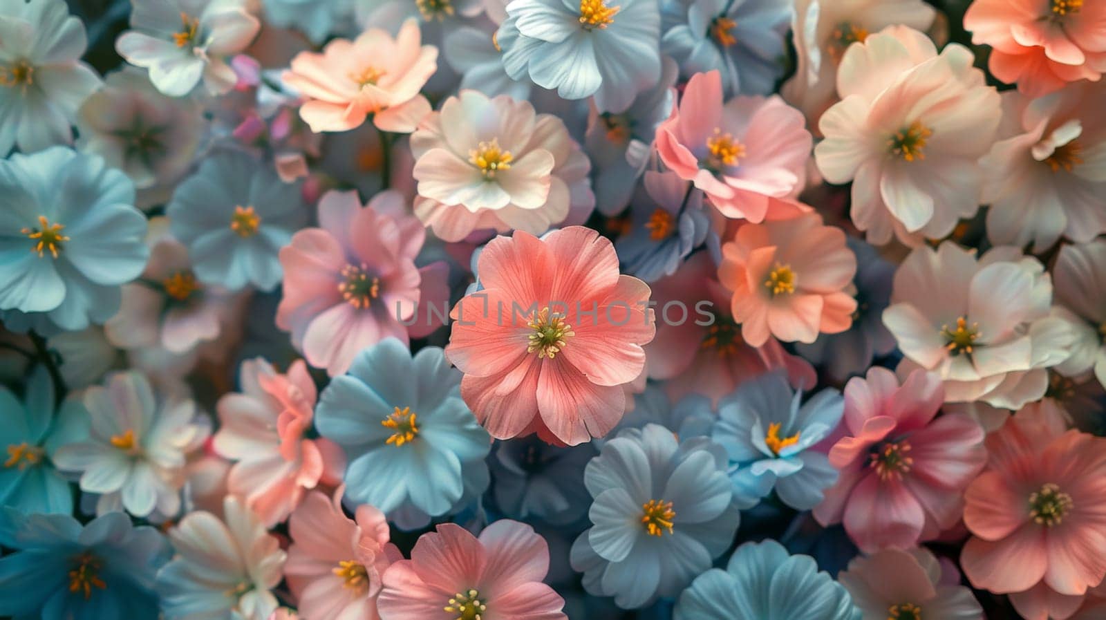 Close-up of bright colorful flowers. Background of flowers.