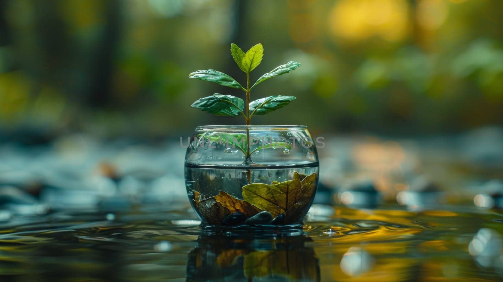 Collection of different green plants in different pots. Ecological theme.