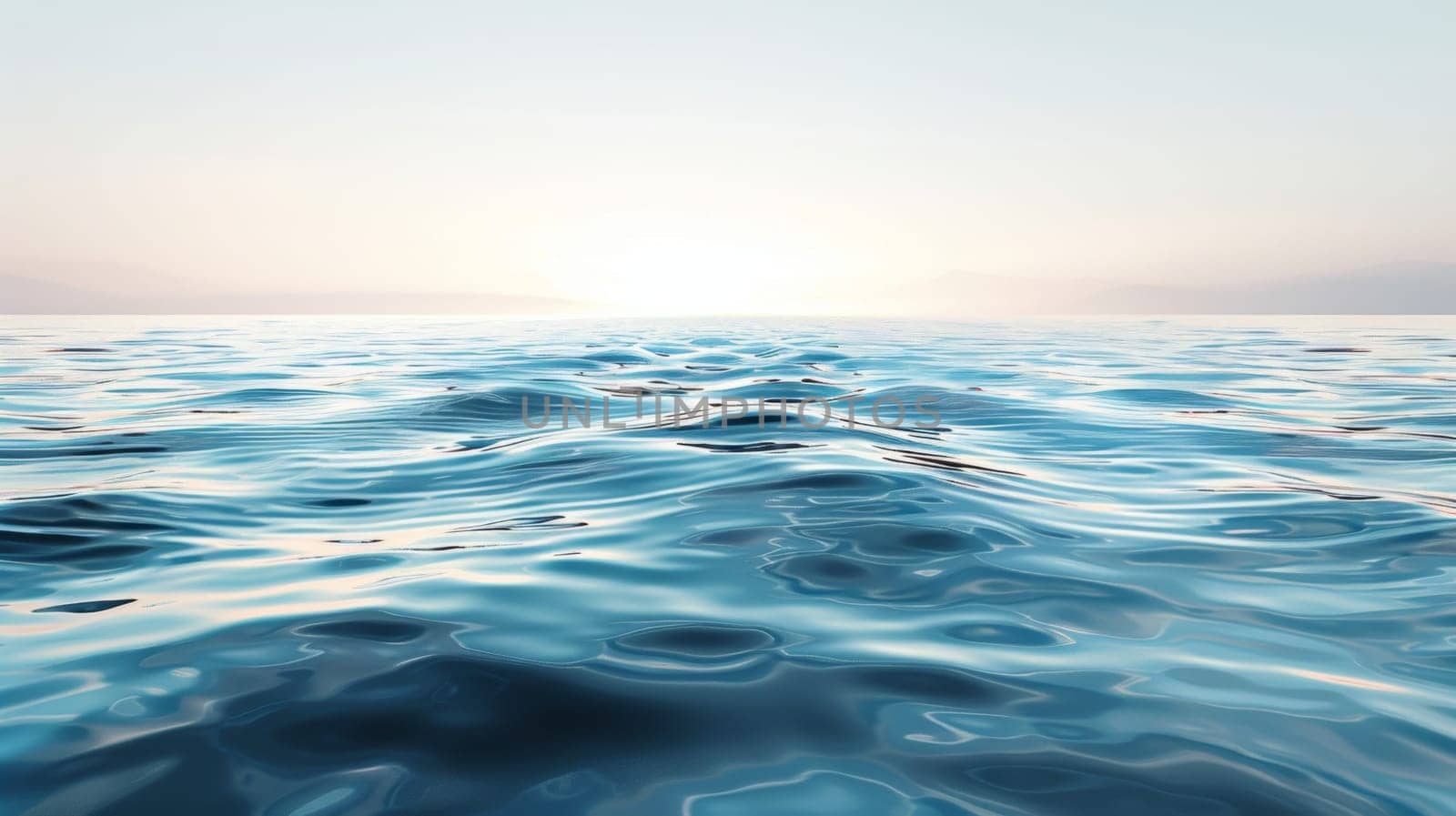 Textured background of transparent clear water.