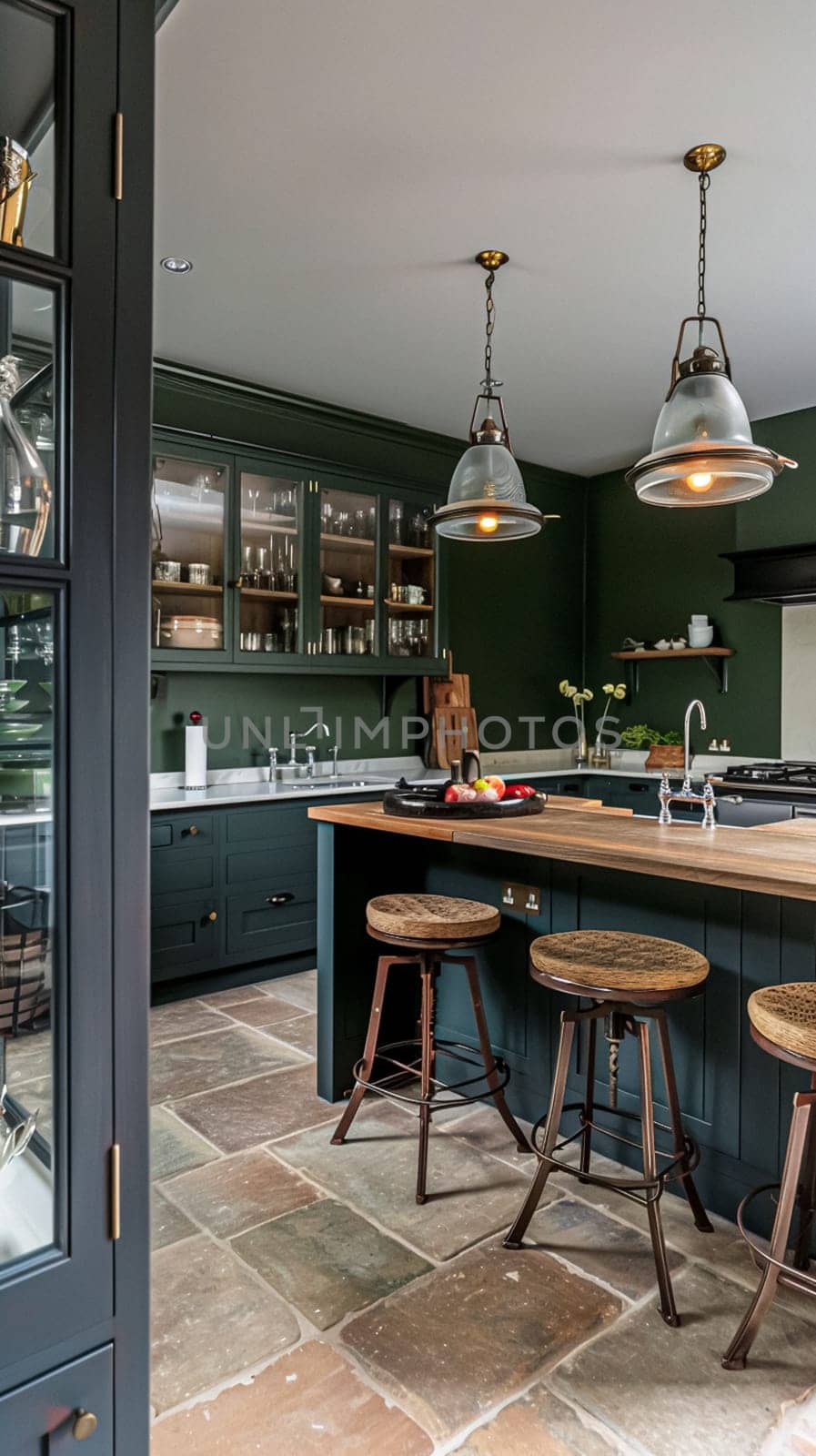 Bespoke kitchen design, country house and cottage interior design, English countryside style renovation and home decor idea