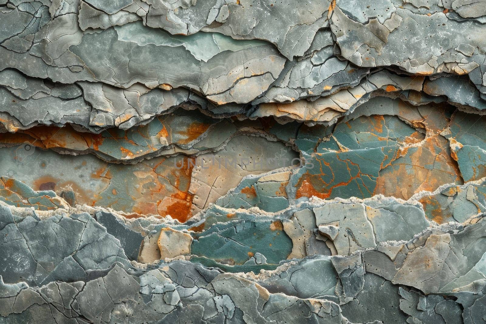 The surface of layered stone. Textures and patterns of stone . Abstract stone background.