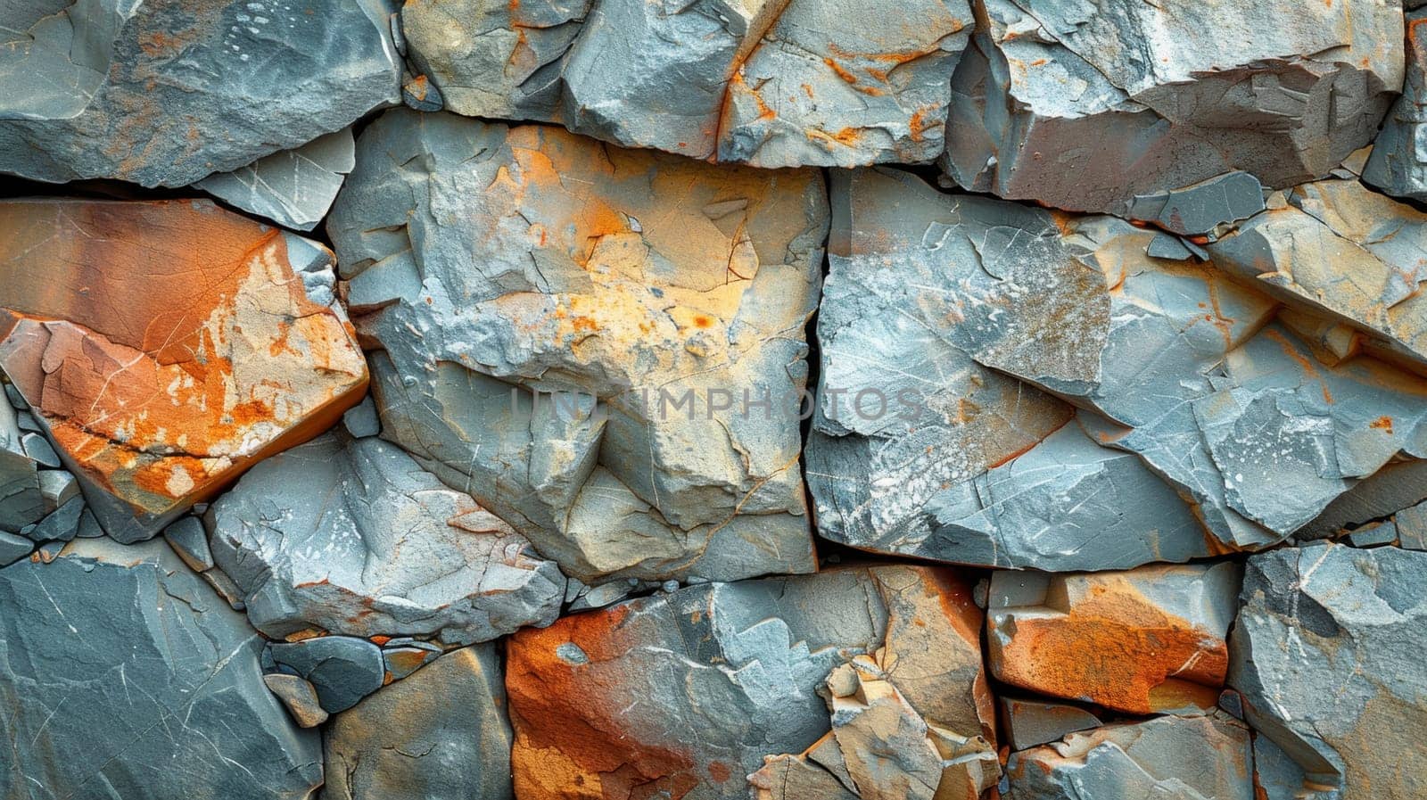 The surface of layered stone. Textures and patterns of stone . Abstract stone background.