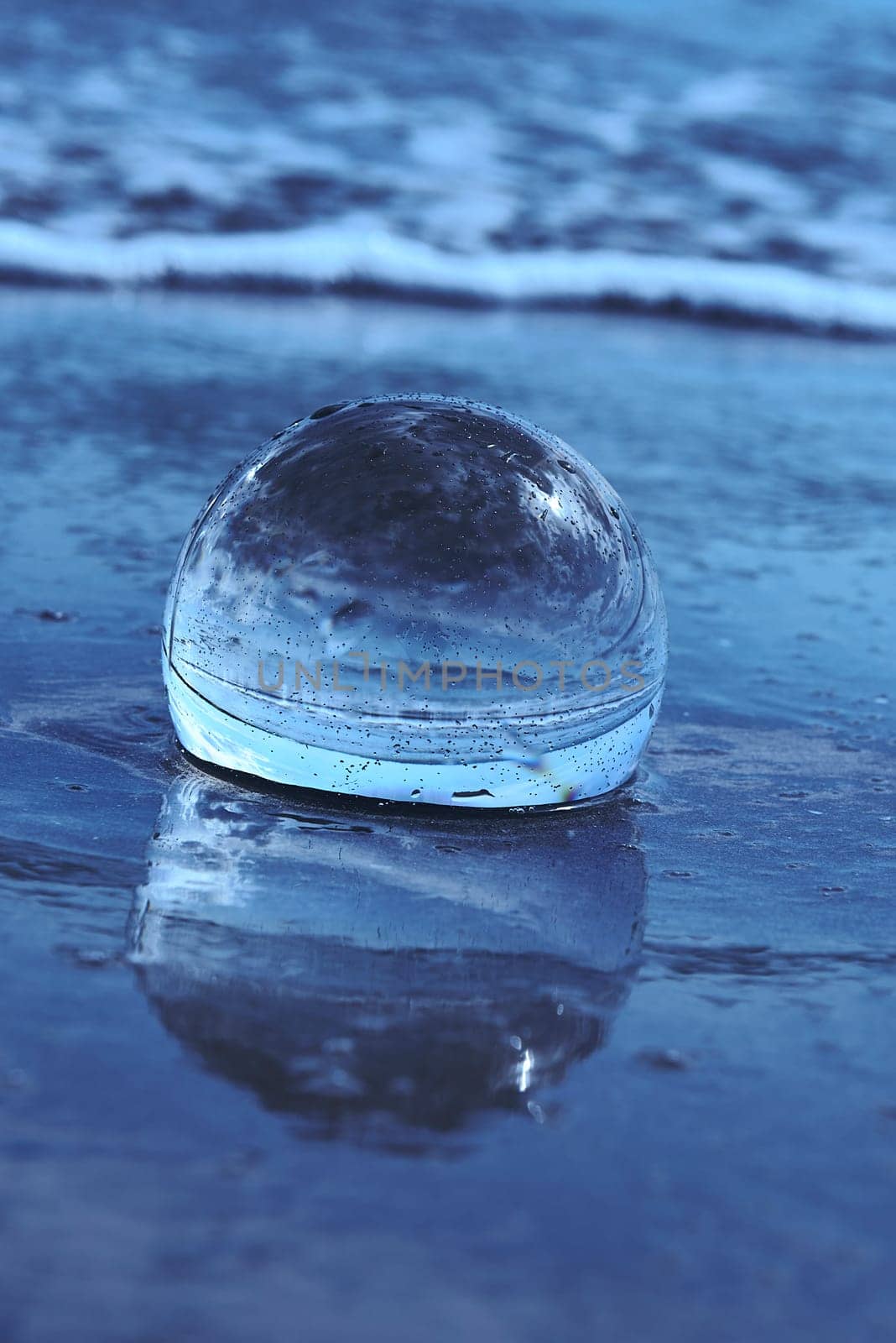 A beach landscape on a crystal ball by raul_ruiz