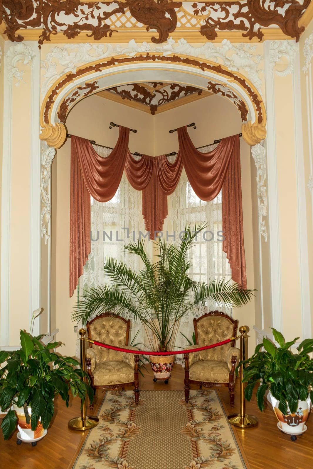 19th century manor interior the Kozel-Poklevskikh palace.