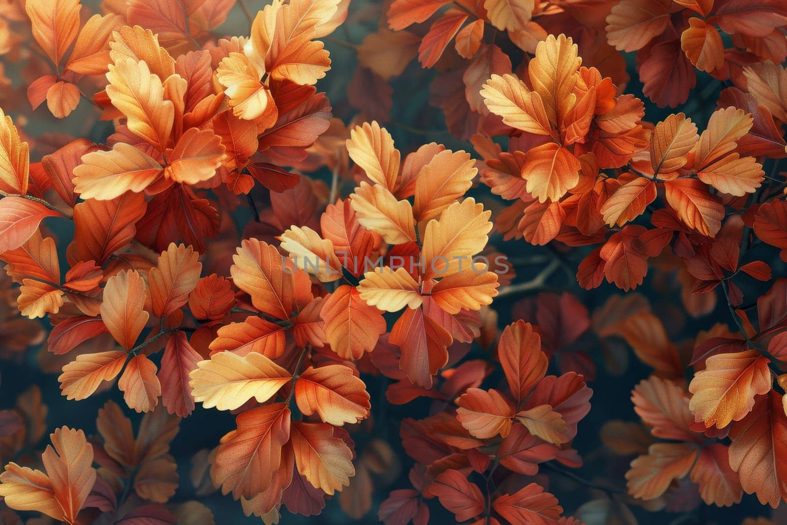 Autumn leaves background, environment background and desktop wallpaper.