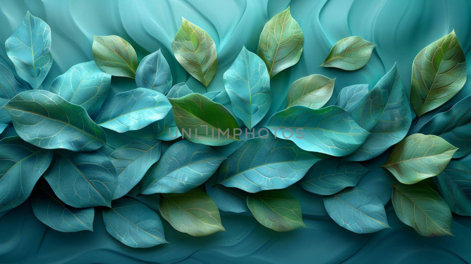 Green Leaf background, Environmental background and Desktop wallpaper.