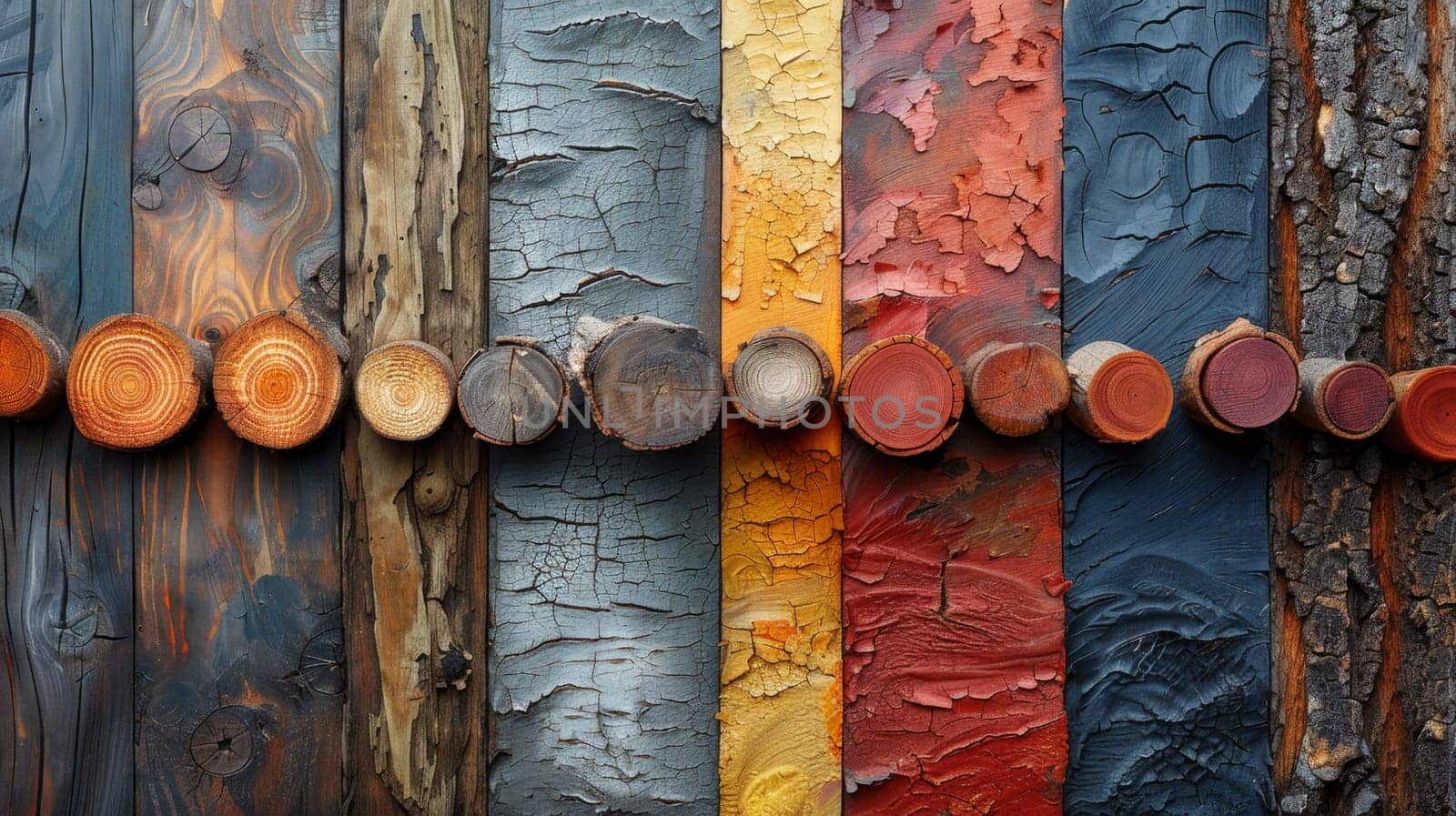 multicolored abstract background with a grunge wood texture. Wood fiber background.