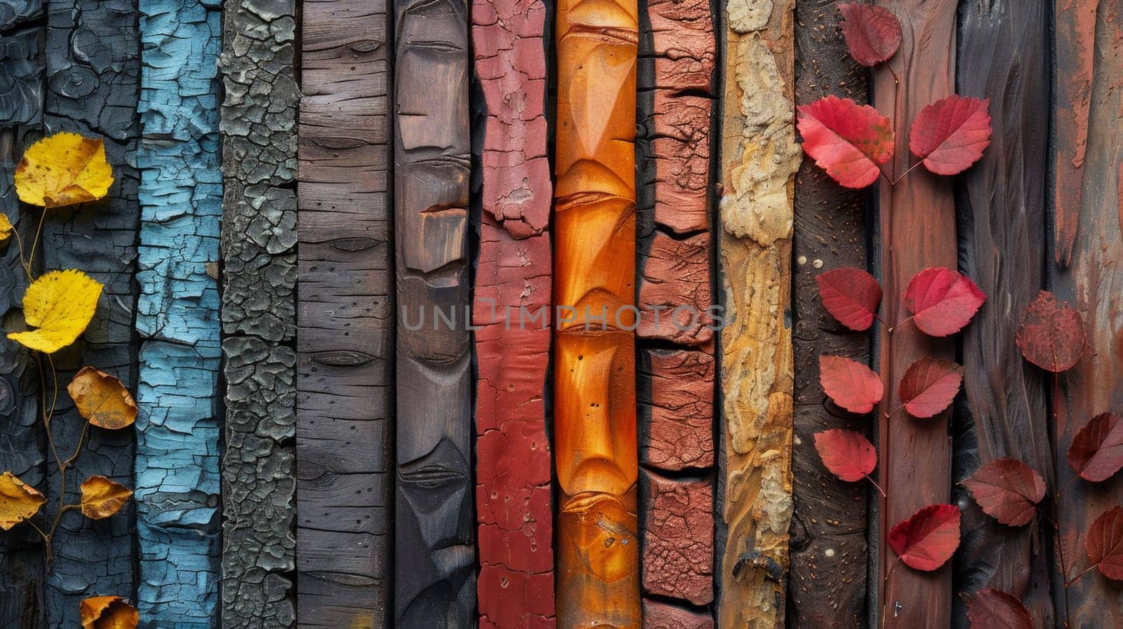 multicolored abstract background with a grunge wood texture. Wood fiber background.