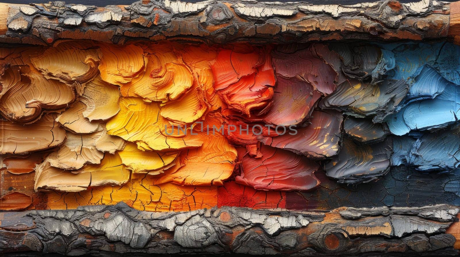 multicolored abstract background with a grunge wood texture. Wood fiber background.