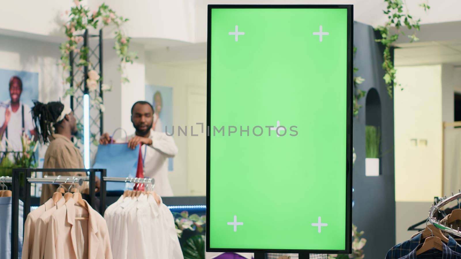 SH shop green screen kiosk by DCStudio