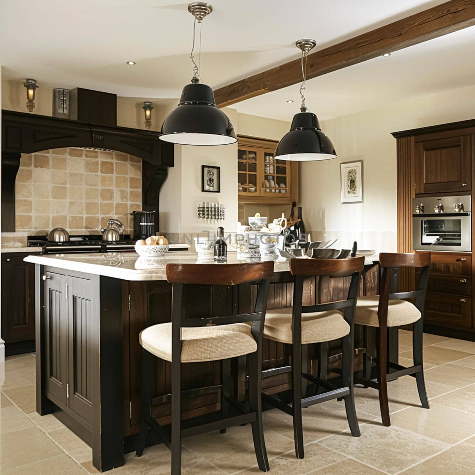 Bespoke kitchen design, country house and cottage interior design, English countryside style renovation and home decor idea