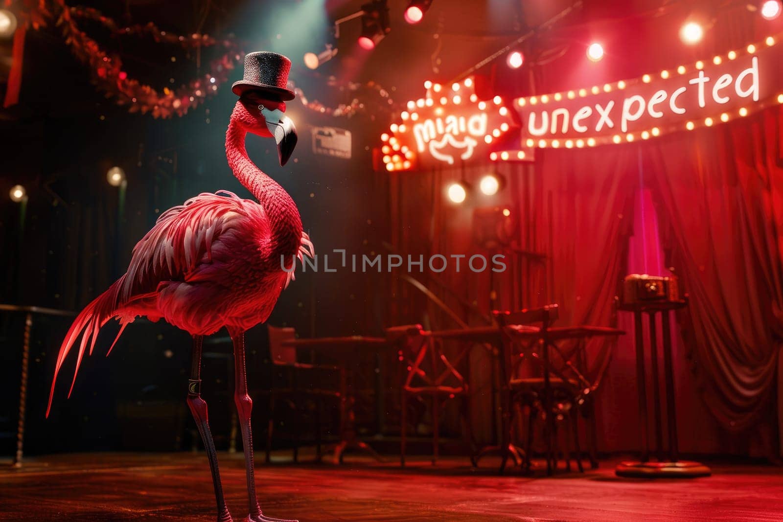 Broadway Flamingo: Musical Debut in Spotlight