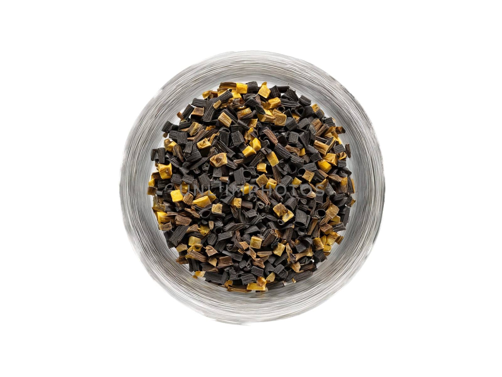 Licorice Tea Sweet licorice tea in a transparent glass with licorice root pieces and. Drink isolated on transparent background.