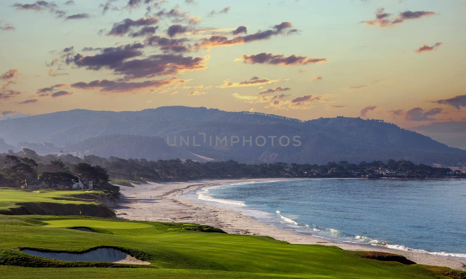golf course with ocean by photogolfer