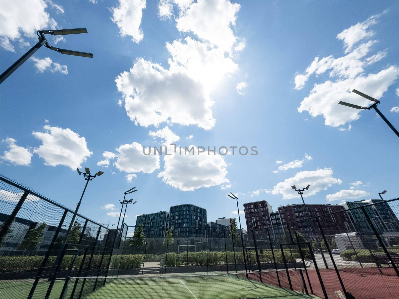 Concept of sport and sports lifestyle - tennis padel. High quality photo