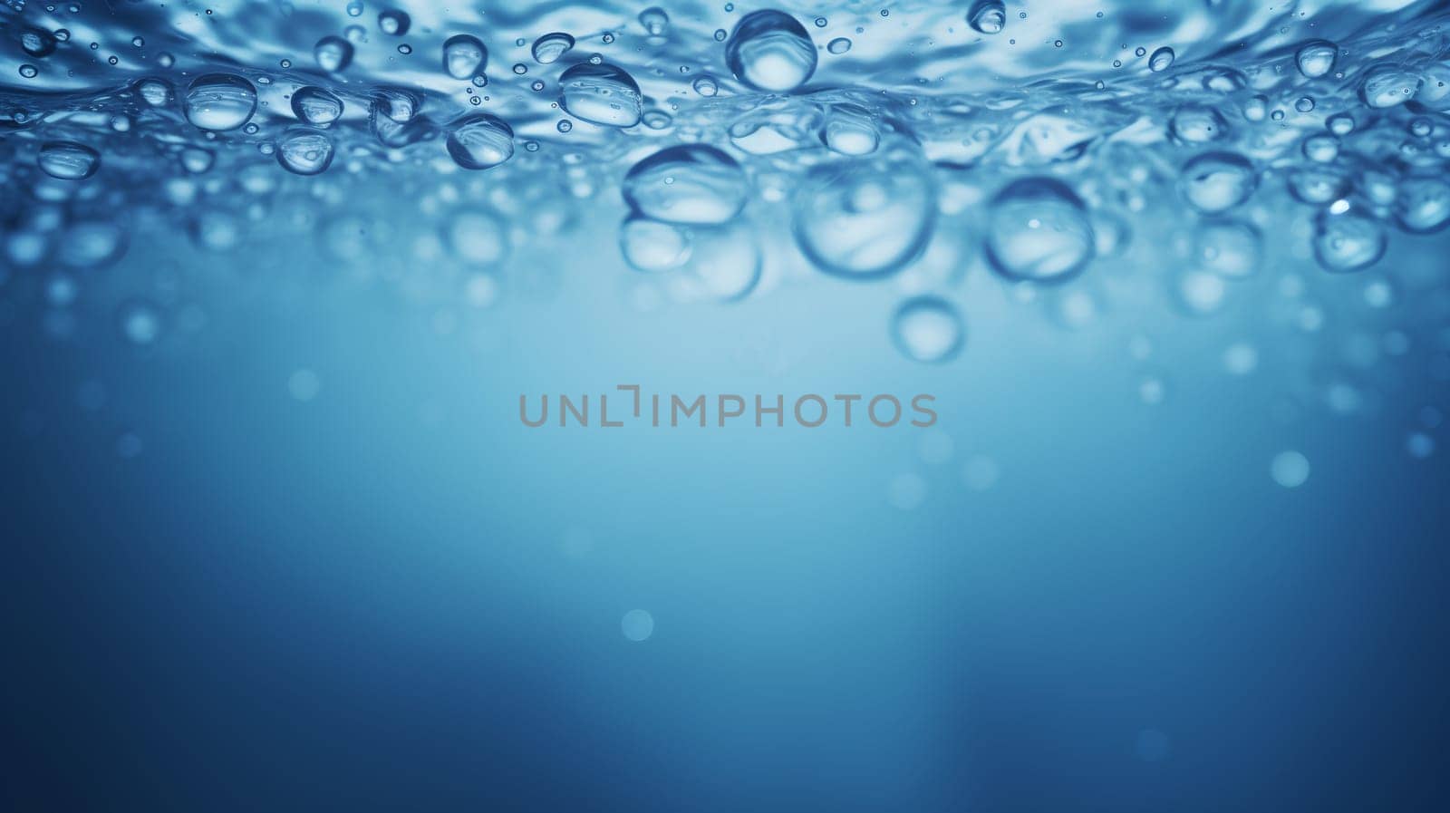 Underwater Air Bubbles Rising to the Surface in Natural Light by chrisroll