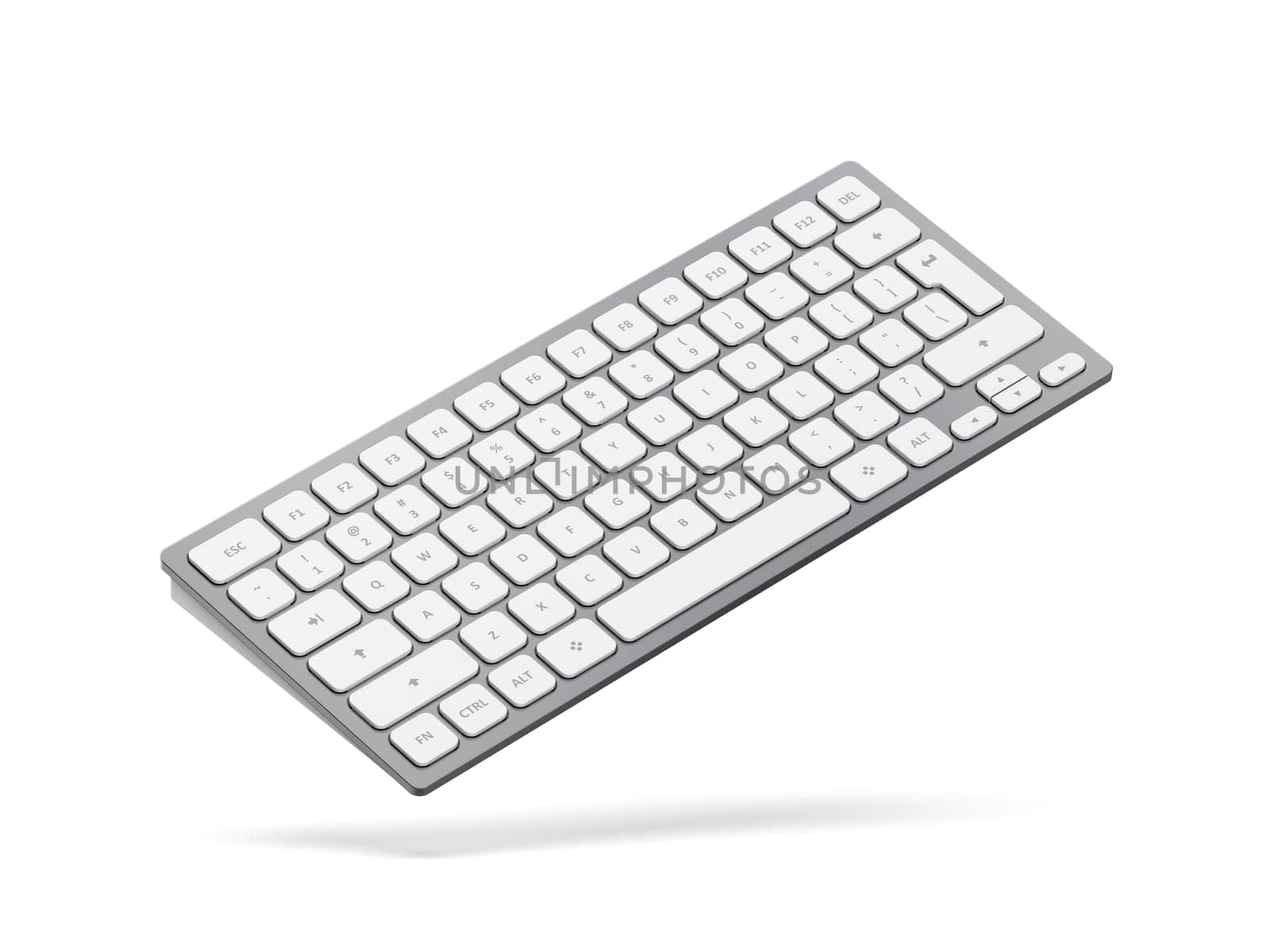 Wireless aluminum computer keyboard by magraphics