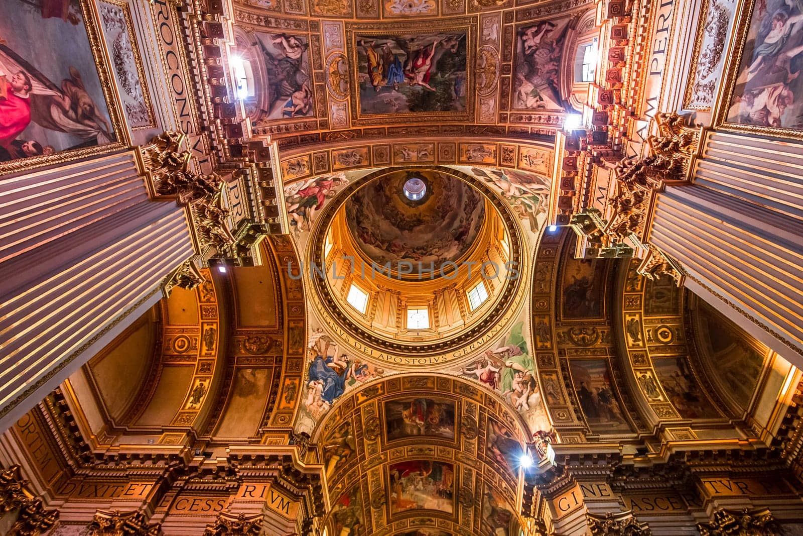 Sant Andrea della Valle basilica, Rome, Italy by photogolfer