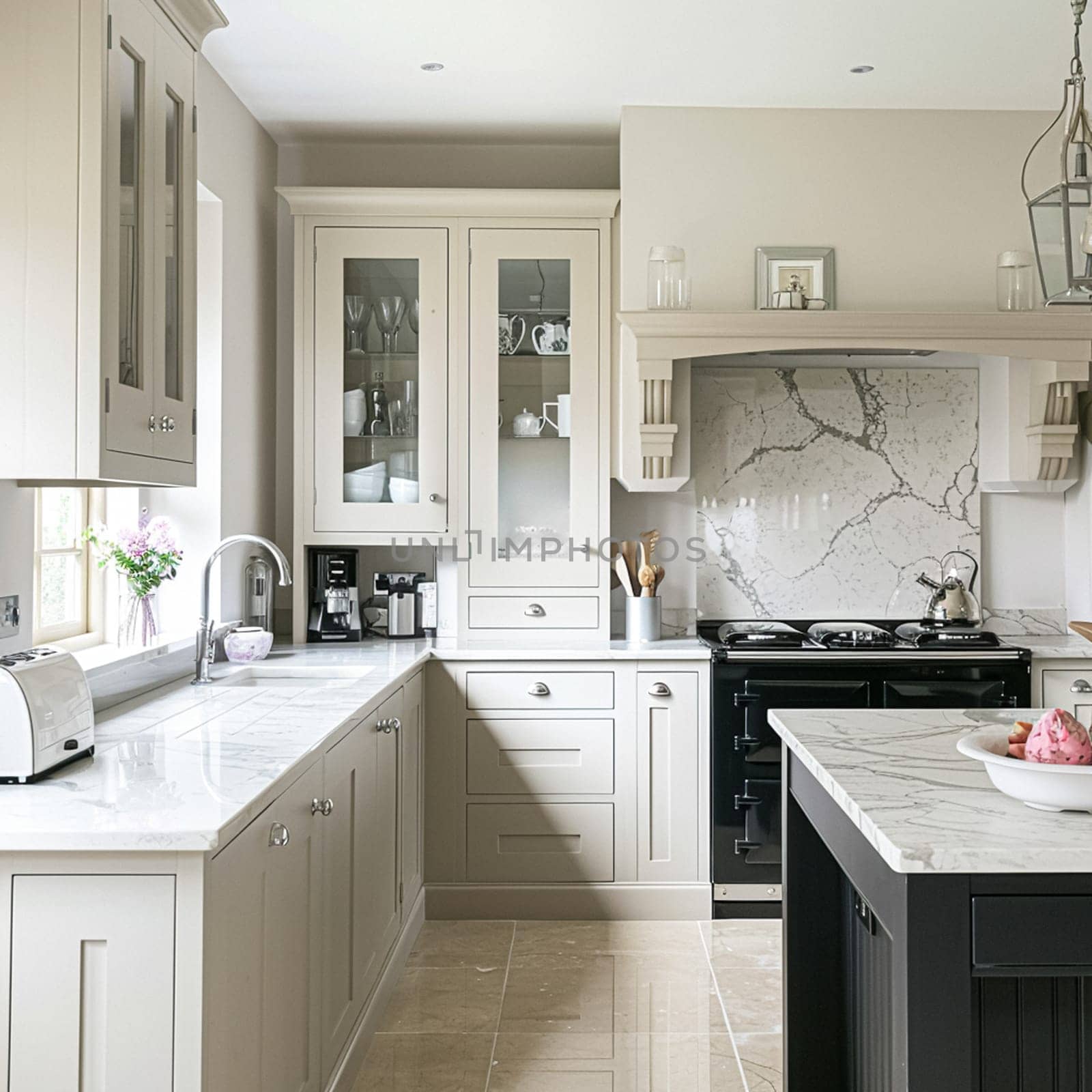 Bespoke kitchen design, country house and cottage interior design, English countryside style renovation and home decor idea