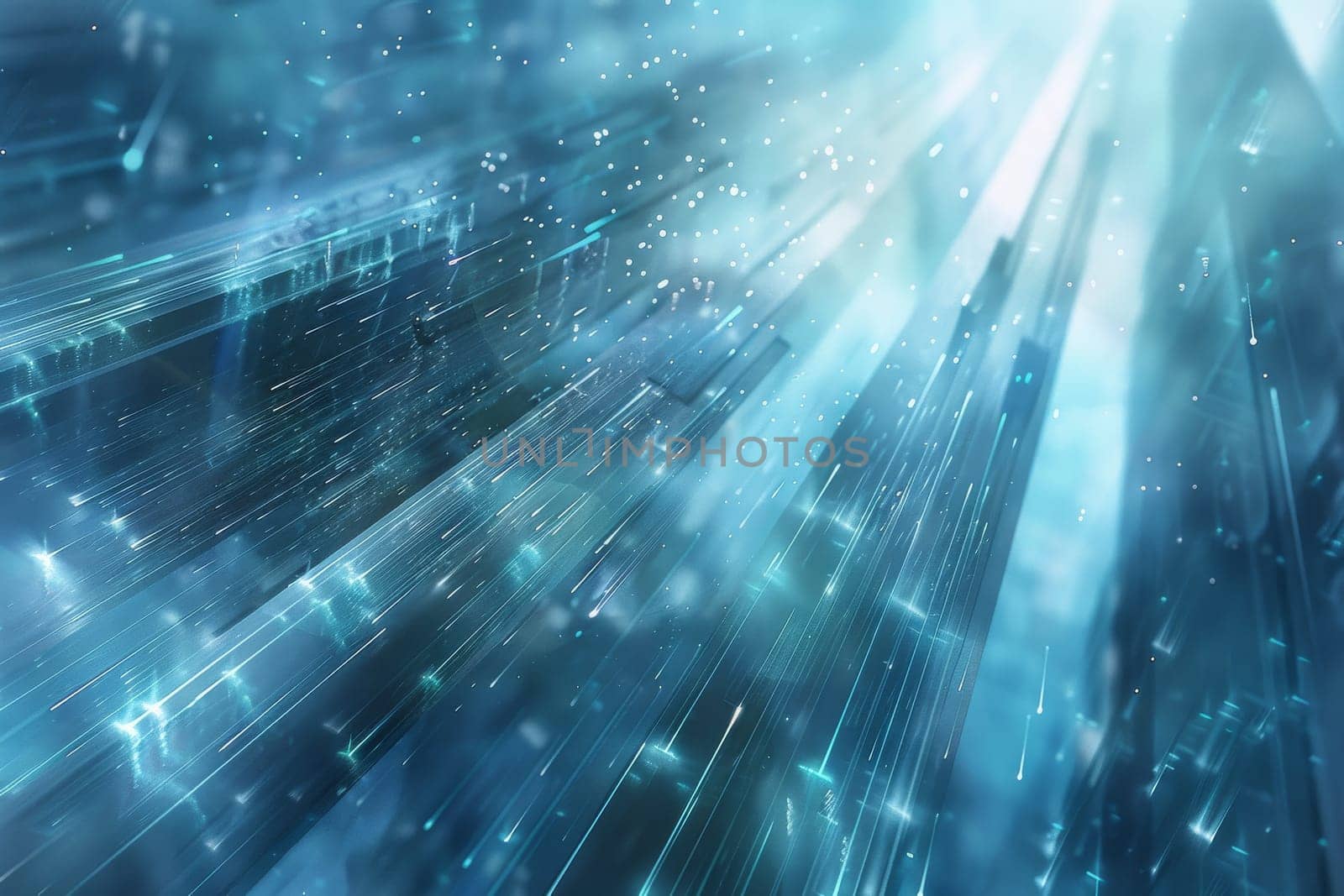 abstract technology particle of light background.