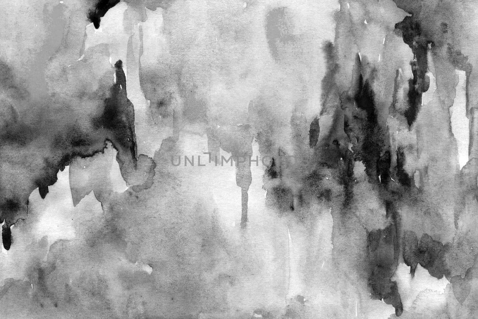 Black and white monochrome watercolor texture