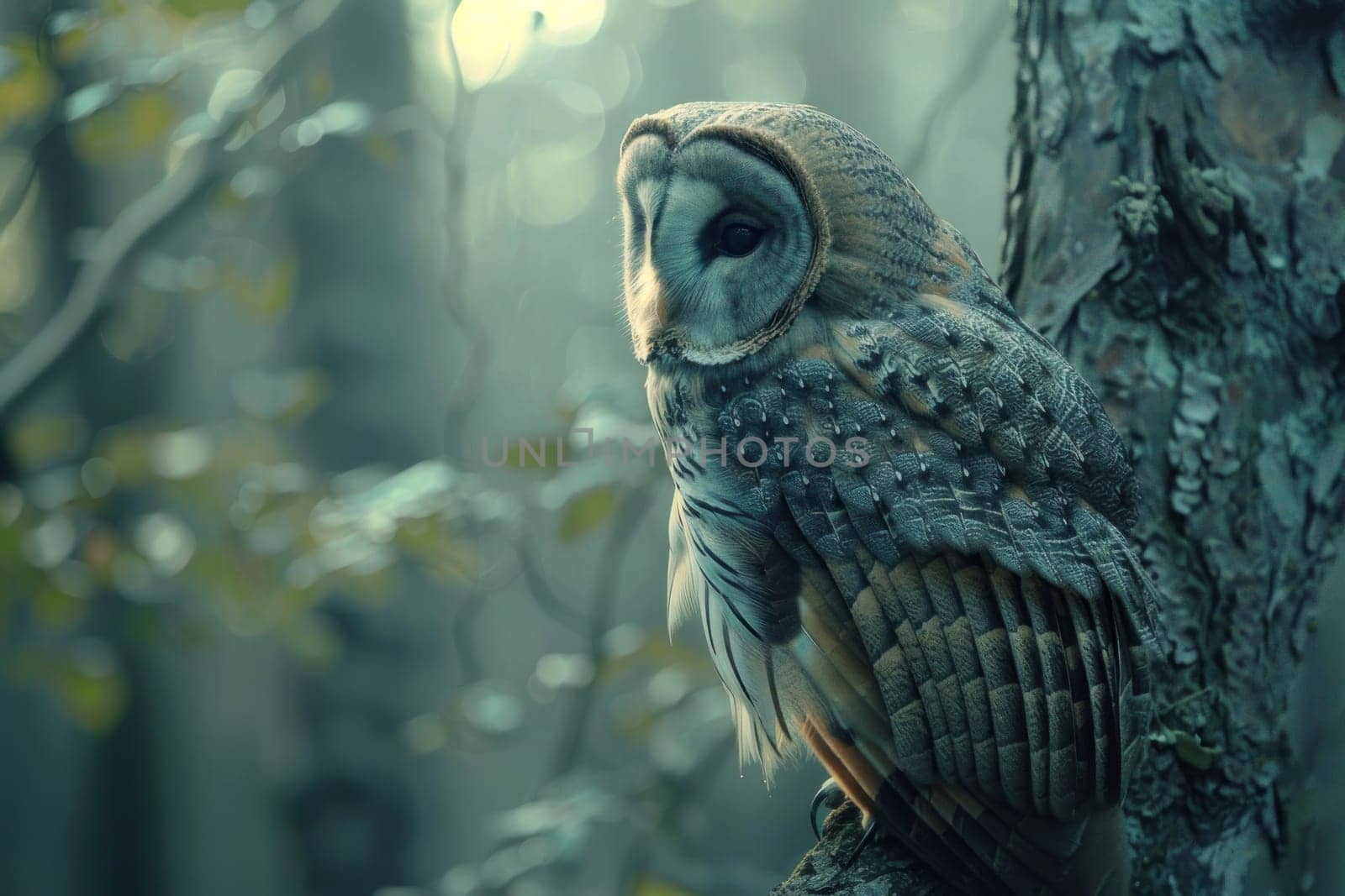 Documentary of Owl in Deep Forest with Blending Natural Light Concept Discovery of Nature and Culture by golfmerrymaker